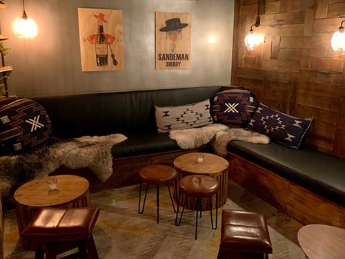 New Banquette Seating for Door Knock.