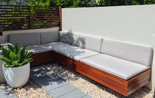 Custom Outdoor Daybed seat and back cushions