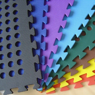 Interlocking EVA Tile - Grey - The Foam Booth