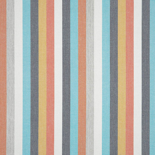 Sunbrella Surround outdoor fabric in Sunrise pattern, showcasing vibrant, weather-resistant textile ideal for outdoor furniture.