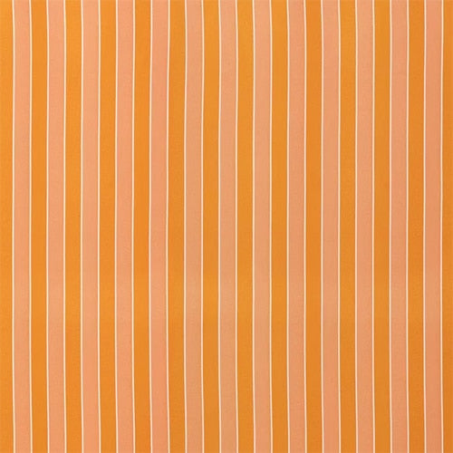 Bright orange Warwick Willa skateboard deck by TheFoambooth with a vibrant graphic design.